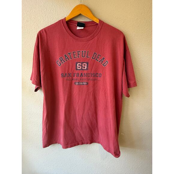 Grateful Dead Band Tee Band 1969 Liquid Blue Size XL - Picture 1 of 7